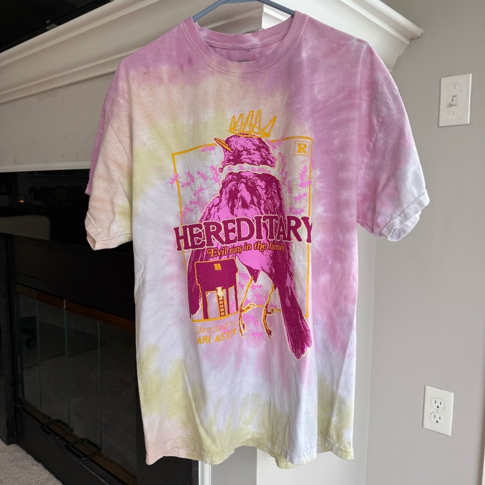 Tie-Dye Hereditary Graphic T-Shirt Studiohouse Designs